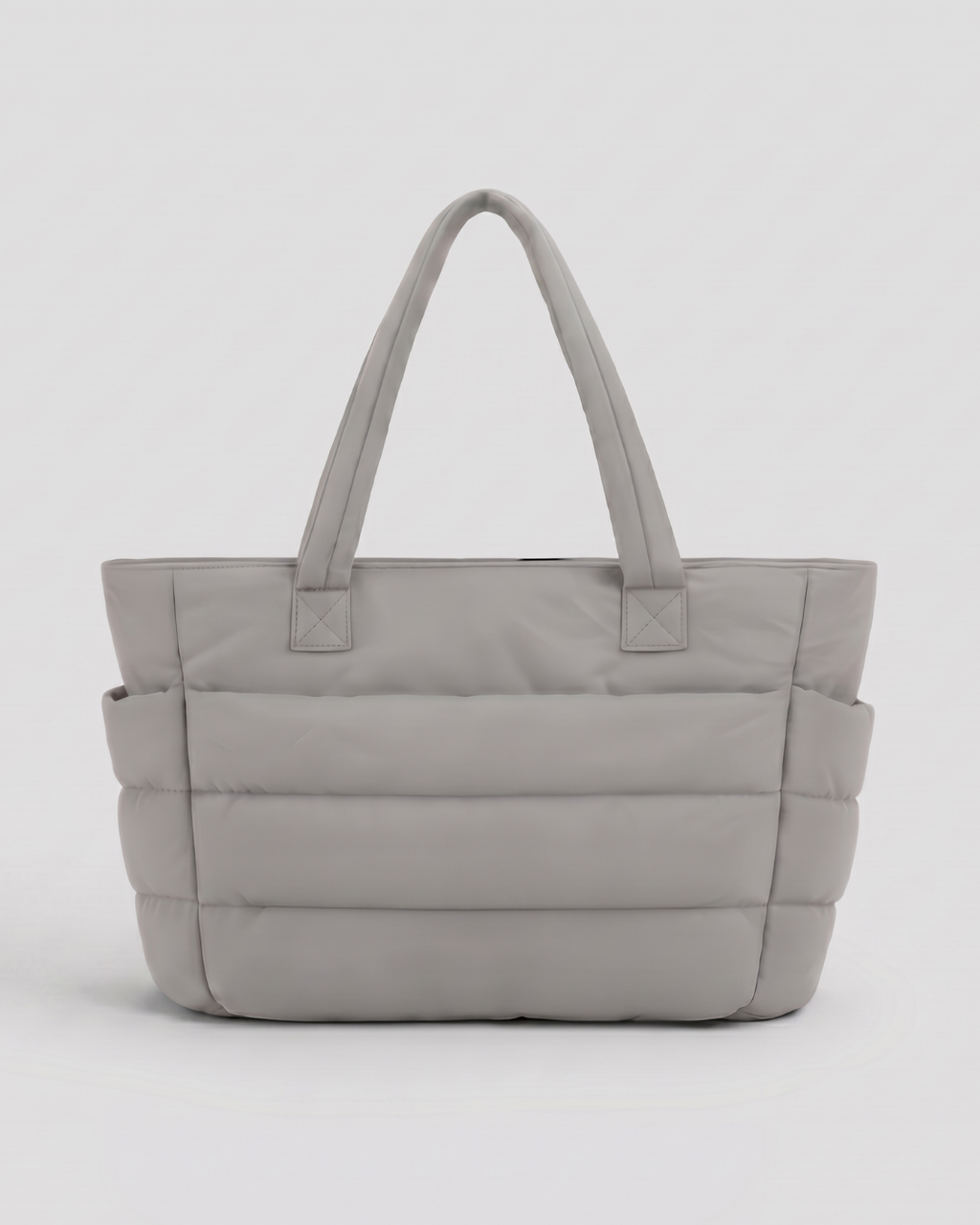 Gesteppte Puffer-Tasche mit Laptopfach bis 15,6 Zoll, wasserabweisend