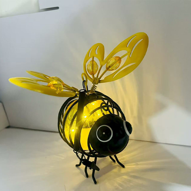 🐝💡 Solarbetriebene hängende Autolampe – Biene