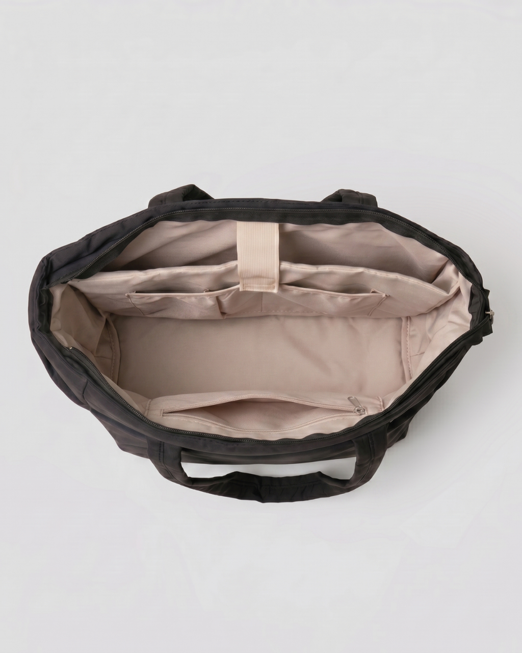 Gesteppte Puffer-Tasche mit Laptopfach bis 15,6 Zoll, wasserabweisend